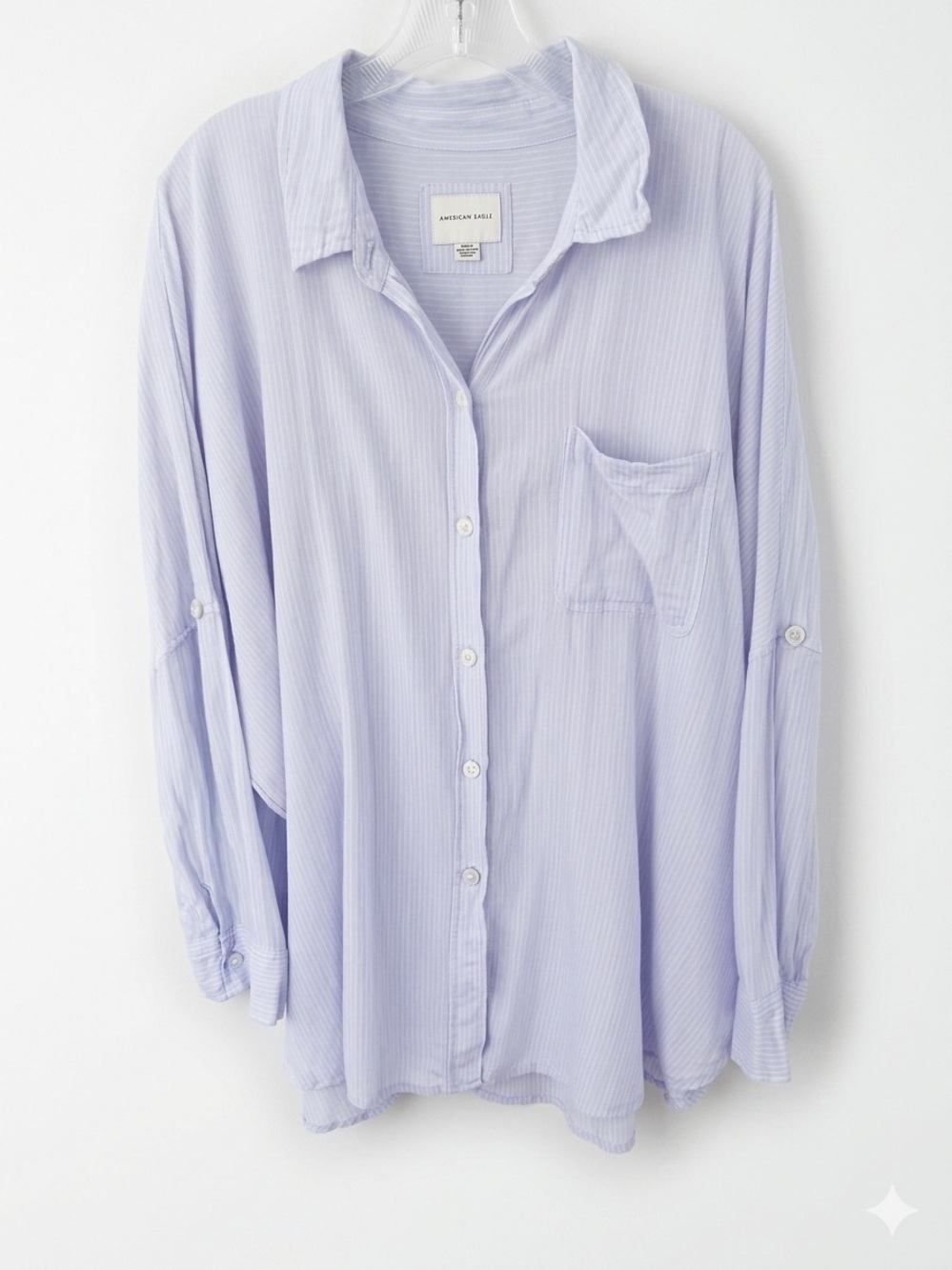 American Eagle Outfitters Stripe Button-Up Shirt